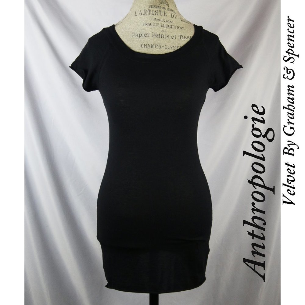 Anthropologie Black Blouse By Velvet S
